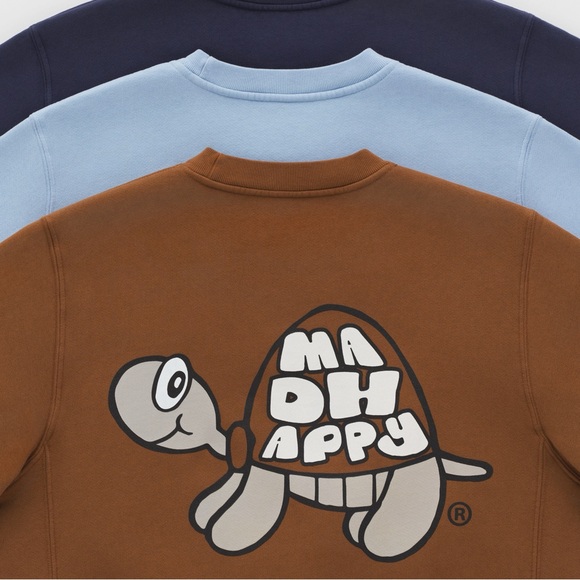 RARE Madhappy Tortoise Graphic Crewneck - Picture 2 of 5